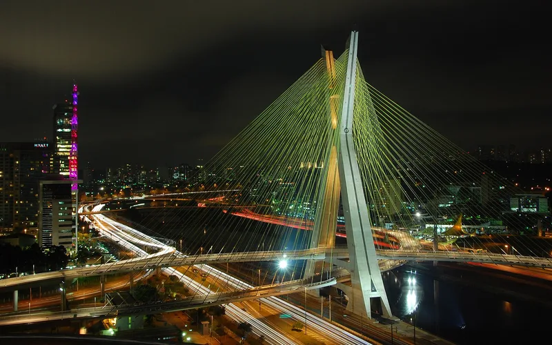 Vista aérea da Grande São Paulo